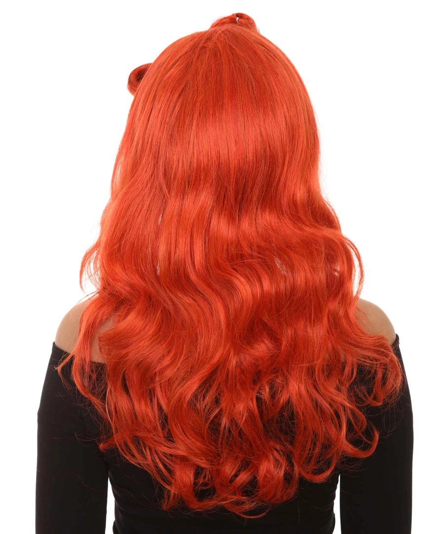 HPO Orange Monster Womens Wig | Character Cosplay Halloween Wig | Premium Breathable Capless Cap 5 HPO Orange Monster Womens Wig | Character Cosplay Halloween Wig | Premium Breathable Capless Cap