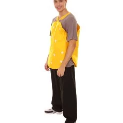 HPO Adult Men's Burger Carton TV/Movie Costume | Multi Halloween Costume