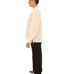 HPO Adult Men's Pirate Shirt Costume | Silver Halloween Costume 9 HPO Adult Men's Pirate Shirt Costume | Silver Halloween Costume