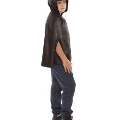 HPO Child's Reversible Hooded Short Cape Costume | Multiple Color Option Halloween Costume