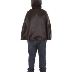 HPO Child's Reversible Hooded Short Cape Costume | Multiple Color Option Halloween Costume