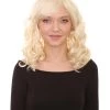 HPO Women's TV Movie Romantic & Comedy Character Wig | Platinum Blonde Wigs