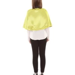 HPO Child's Vampire Cape Costume | Yellow & Black Halloween Costume Kids