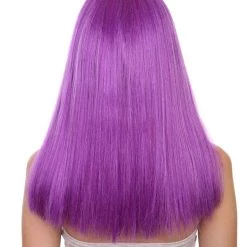 Adult Women's 18" Inch Long Length Halloween Cosplay Animated Pony Costume Wig, Synthetic Soft Fiber Single Front Braid Hair | HPO 11 Adult Women's 18