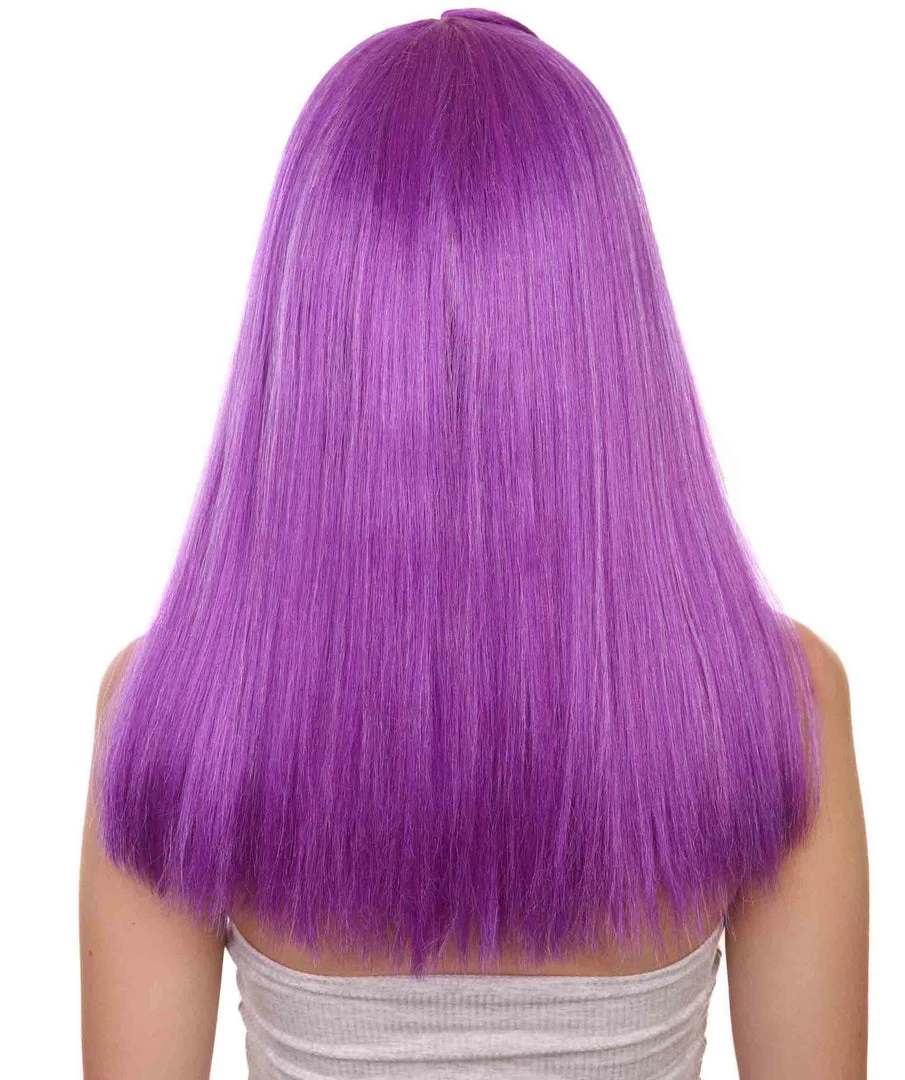 Adult Women's 18" Inch Long Length Halloween Cosplay Animated Pony Costume Wig, Synthetic Soft Fiber Single Front Braid Hair | HPO 4 Adult Women's 18" Inch Long Length Halloween Cosplay Animated Pony Costume Wig, Synthetic Soft Fiber Single Front Braid Hair | HPO