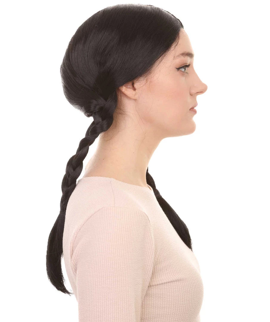 HPO Women Cow Girl Wig Black | Premium Breathable Capless Cap 5 HPO Women Cow Girl Wig Black | Premium Breathable Capless Cap