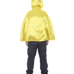 HPO Child's Reversible Hooded Short Cape Costume | Multiple Color Option Halloween Costume