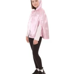 HPO Child's Reversible Hooded Short Cape Costume | Multiple Color Option Halloween Costume