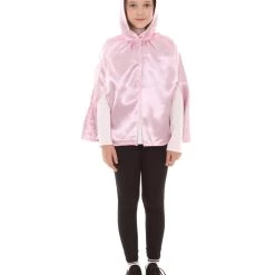 HPO Child's Reversible Hooded Short Cape Costume | Multiple Color Option Halloween Costume