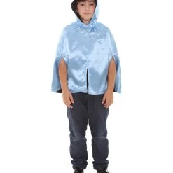 HPO Child's Reversible Hooded Short Cape Costume | Multiple Color Option Halloween Costume