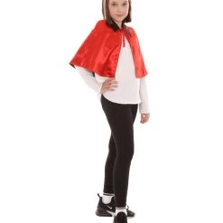 HPO Child's Vampire Cape Costume | Red & Black Halloween Costume