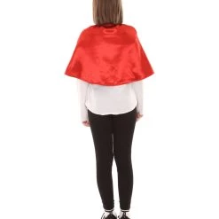 HPO Child's Vampire Cape Costume | Red & Black Halloween Costume