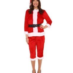 HPO Adult Women's Sweet Santa Xmas Costume | Red Cosplay Costume