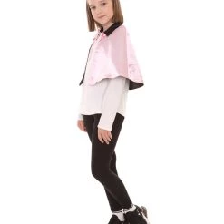 HPO Kids Child's Vampire Cape Costume | Pink & Black Halloween Costume
