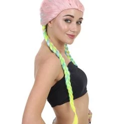 HPO Celebrity Inspired Womens Boxer Braid Wig | Cotton Candy Rainbow Celebrity Wig | Premium Breathable Capless Cap 14 HPO Celebrity Inspired Womens Boxer Braid Wig | Cotton Candy Rainbow Celebrity Wig | Premium Breathable Capless Cap