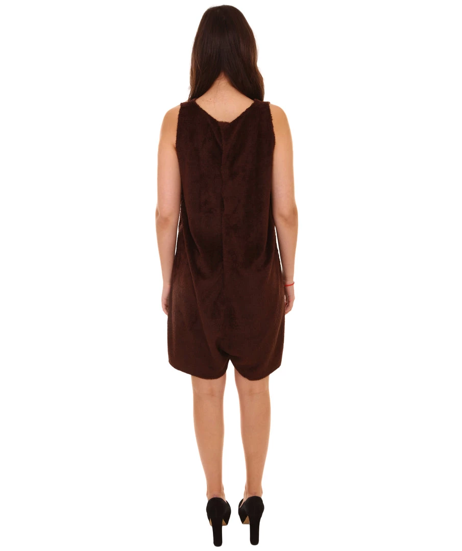 HPO Adult Men's Short Feather Costume | Brown Cosplay Costume 5 HPO Adult Men's Short Feather Costume | Brown Cosplay Costume