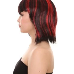 HPO Men's Vampire Womens Wig | Horror Ghostly Sexy Cosplay Party Halloween Wig | Premium Breathable Capless Cap 11 HPO Men's Vampire Womens Wig | Horror Ghostly Sexy Cosplay Party Halloween Wig | Premium Breathable Capless Cap