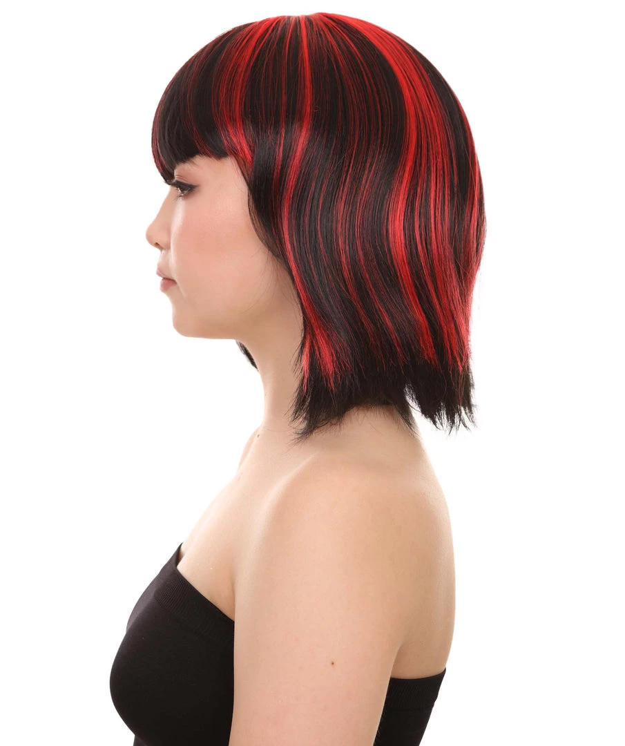 HPO Men's Vampire Womens Wig | Horror Ghostly Sexy Cosplay Party Halloween Wig | Premium Breathable Capless Cap 3 HPO Men's Vampire Womens Wig | Horror Ghostly Sexy Cosplay Party Halloween Wig | Premium Breathable Capless Cap