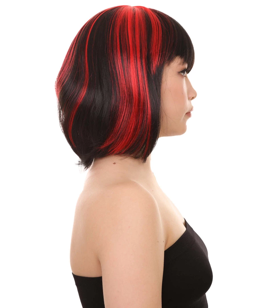 HPO Men's Vampire Womens Wig | Horror Ghostly Sexy Cosplay Party Halloween Wig | Premium Breathable Capless Cap 5 HPO Men's Vampire Womens Wig | Horror Ghostly Sexy Cosplay Party Halloween Wig | Premium Breathable Capless Cap