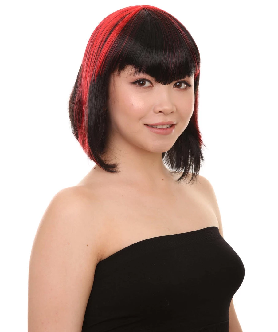 HPO Men's Vampire Womens Wig | Horror Ghostly Sexy Cosplay Party Halloween Wig | Premium Breathable Capless Cap 6 HPO Men's Vampire Womens Wig | Horror Ghostly Sexy Cosplay Party Halloween Wig | Premium Breathable Capless Cap