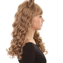 HPO Women's Womens Elegant Princess Wig | Blonde Princess Wigs | Premium Breathable Capless Cap 13 HPO Women's Womens Elegant Princess Wig | Blonde Princess Wigs | Premium Breathable Capless Cap