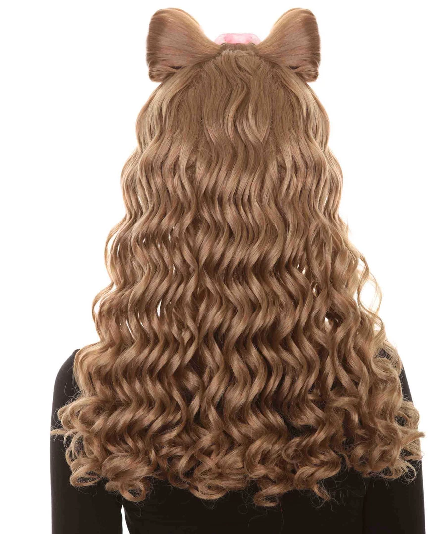 HPO Women's Womens Elegant Princess Wig | Blonde Princess Wigs | Premium Breathable Capless Cap 4 HPO Women's Womens Elegant Princess Wig | Blonde Princess Wigs | Premium Breathable Capless Cap