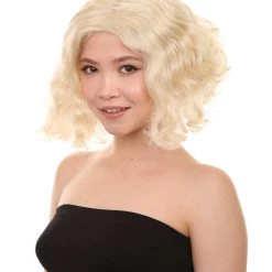 HPO Women's Classic Sexy Womens Wig | Historical Movie Character Cosplay Halloween Wig | Premium Breathable Capless Cap