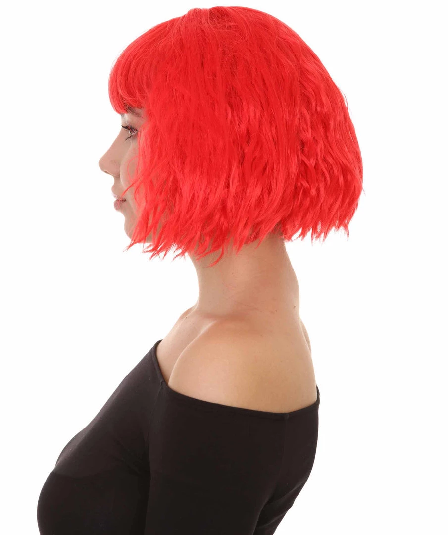 HPO Womens Party Ready Fancy Cosplay Halloween Wigs | Lots Of Color Choices | Premium Breathable Capless Cap 4 HPO Womens Party Ready Fancy Cosplay Halloween Wigs | Lots Of Color Choices | Premium Breathable Capless Cap