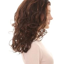 HPO Superstar Dark Brown Long Wavy Womens Wig | All Back Natural Looking Wig | Premium Breathable Capless Cap Women's 13 HPO Superstar Dark Brown Long Wavy Womens Wig | All Back Natural Looking Wig | Premium Breathable Capless Cap Women's