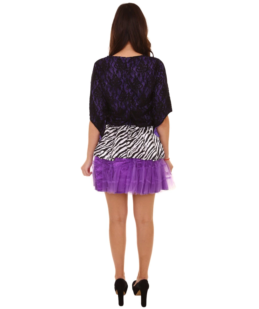 HPO Adult Women's Monster 2Pc Costume | Multi Color Halloween Costume 5 HPO Adult Women's Monster 2Pc Costume | Multi Color Halloween Costume