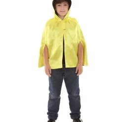 HPO Child's Reversible Hooded Short Cape Costume | Multiple Color Option Halloween Costume