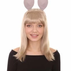 HPO Womens Giants Wig With Ears | Blonde TV/Movie Wigs | Premium Breathable Capless Cap