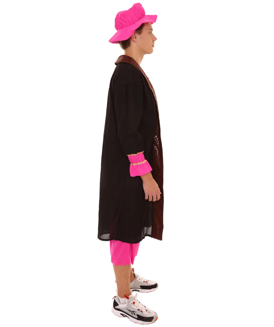 HPO Adult Men's Leonardo Da Vinci Painter Artitst 4 Pc Costume | Pink Cosplay Costume 6 HPO Adult Men's Leonardo Da Vinci Painter Artitst 4 Pc Costume | Pink Cosplay Costume