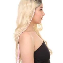 HPO Women's Shadow Womens Wig | Blond TV/Movie Fancy Cosplay Halloween Wig | Premium Breathable Capless Cap