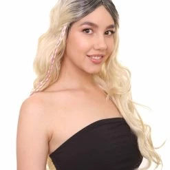 HPO Women's Shadow Womens Wig | Blond TV/Movie Fancy Cosplay Halloween Wig | Premium Breathable Capless Cap