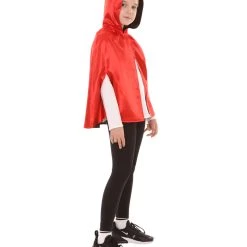 HPO Child's Reversible Hooded Short Cape Costume | Multiple Color Option Halloween Costume