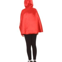 HPO Child's Reversible Hooded Short Cape Costume | Multiple Color Option Halloween Costume