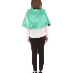 HPO Kids Child's Vampire Cape Costume | Green & Black Halloween Costume