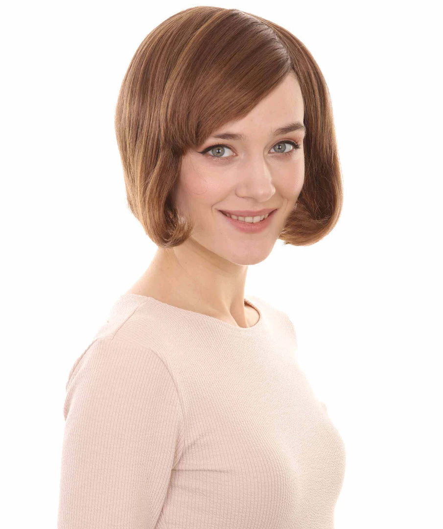 HPO Flapper Multi Colors Bob Womens Wig | Short Natural Looking Wig | Premium Breathable Capless Cap 13 HPO Flapper Multi Colors Bob Womens Wig | Short Natural Looking Wig | Premium Breathable Capless Cap