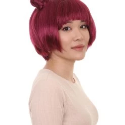 HPO Womens Anime Buns Wig | Purple Buns Cosplay Party Wigs | Premium Breathable Capless Cap 14 HPO Womens Anime Buns Wig | Purple Buns Cosplay Party Wigs | Premium Breathable Capless Cap