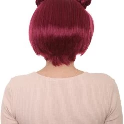 HPO Womens Anime Buns Wig | Purple Buns Cosplay Party Wigs | Premium Breathable Capless Cap 12 HPO Womens Anime Buns Wig | Purple Buns Cosplay Party Wigs | Premium Breathable Capless Cap