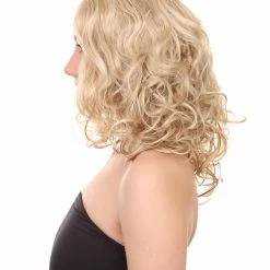 HPO Blonde Curly Womens Wig | Glomour Station Cosplay Halloween Wig | Premium Breathable Capless Cap 11 HPO Blonde Curly Womens Wig | Glomour Station Cosplay Halloween Wig | Premium Breathable Capless Cap