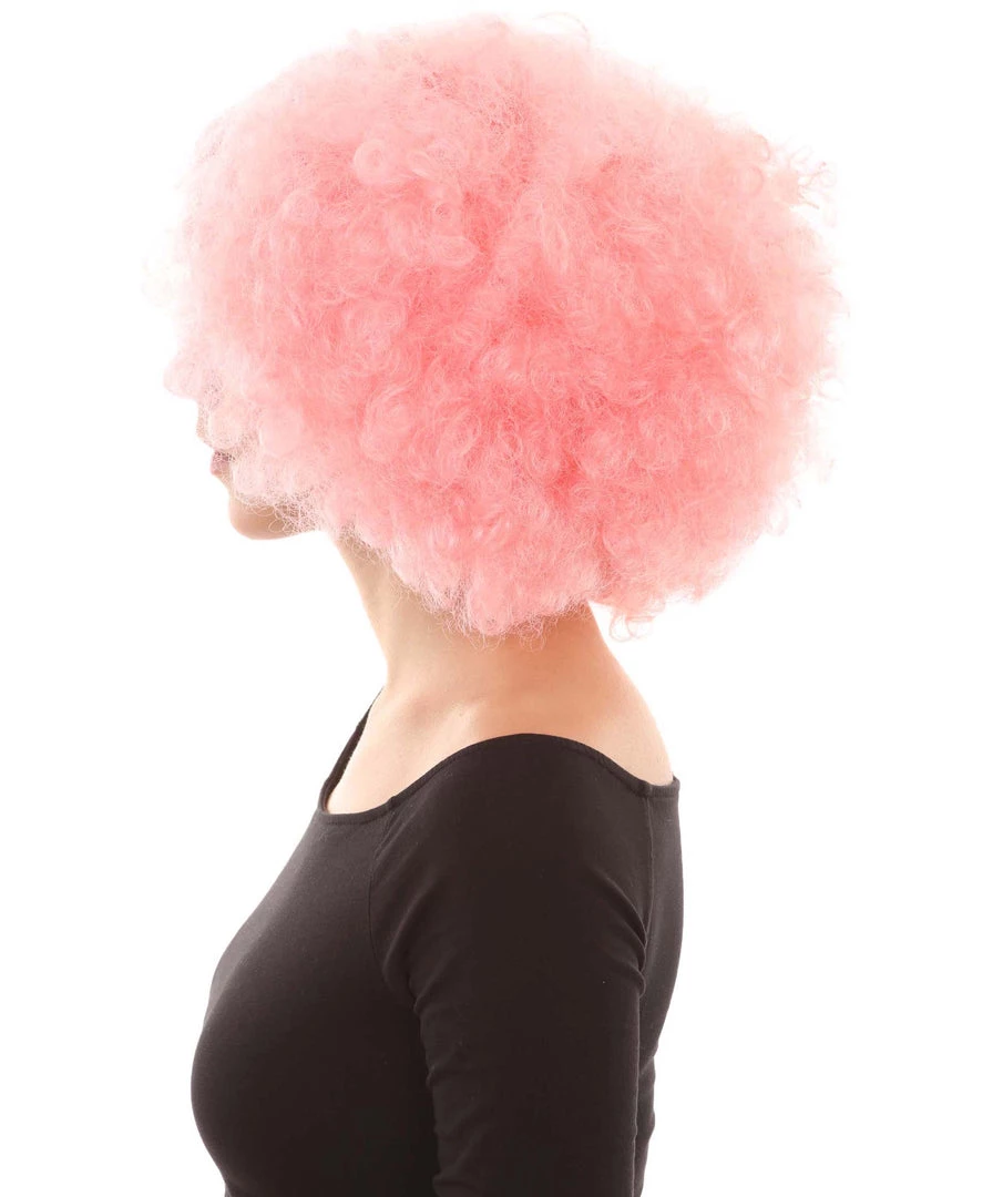 HPO Women's Short Pink Cute Curly Wavy Wig | Party Ready Fancy Cosplay Halloween Wig | Premium Breathable Capless Cap 3 HPO Women's Short Pink Cute Curly Wavy Wig | Party Ready Fancy Cosplay Halloween Wig | Premium Breathable Capless Cap