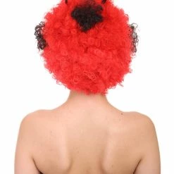 HPO Beetle Unisex Wig | Jumbo Insect Red Super Size Cosplay Halloween Wig | Premium Breathable Capless Cap Women's 12 HPO Beetle Unisex Wig | Jumbo Insect Red Super Size Cosplay Halloween Wig | Premium Breathable Capless Cap Women's