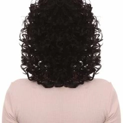 HPO Greek Goddess Womens Wig | Long Black Curly Wig | Premium Breathable Capless Cap