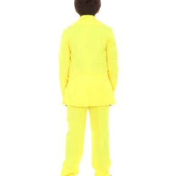 HPO Kids Child's Deluxe Party Suit Costume | Yellow Cosplay Costume