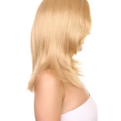 Adult Women's 16" Inch Medium Length Halloween Animated Captain Super Hero Costume Wig, Synthetic Soft Fiber Hair, Perfect For Your Next Conventiton And Group Anime Party! | HPO 12 Adult Women's 16