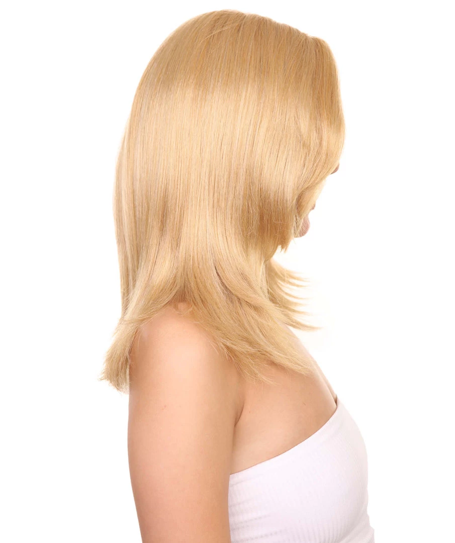 Adult Women's 16" Inch Medium Length Halloween Animated Captain Super Hero Costume Wig, Synthetic Soft Fiber Hair, Perfect For Your Next Conventiton And Group Anime Party! | HPO 5 Adult Women's 16" Inch Medium Length Halloween Animated Captain Super Hero Costume Wig, Synthetic Soft Fiber Hair, Perfect For Your Next Conventiton And Group Anime Party! | HPO