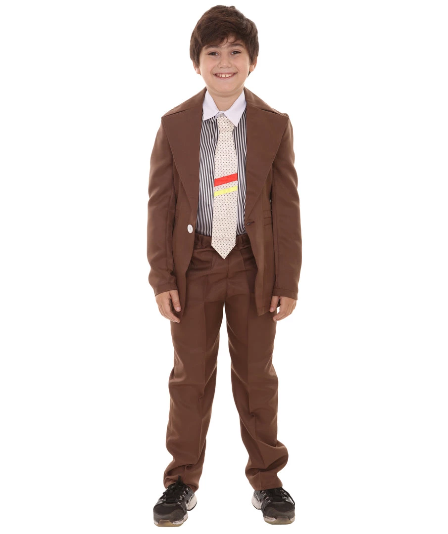 HPO Child's Deluxe Singer Costume | Dark Brown Cosplay Costume 1 HPO Child's Deluxe Singer Costume | Dark Brown Cosplay Costume
