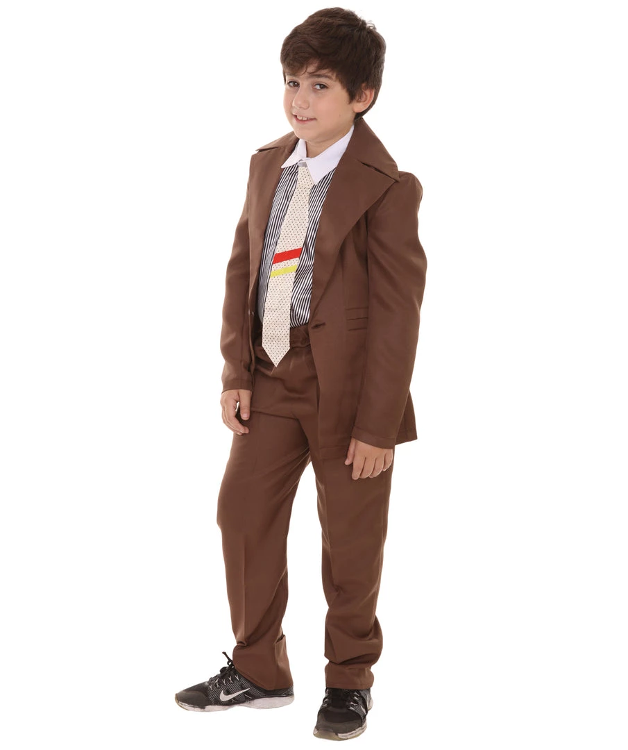 HPO Child's Deluxe Singer Costume | Dark Brown Cosplay Costume 2 HPO Child's Deluxe Singer Costume | Dark Brown Cosplay Costume